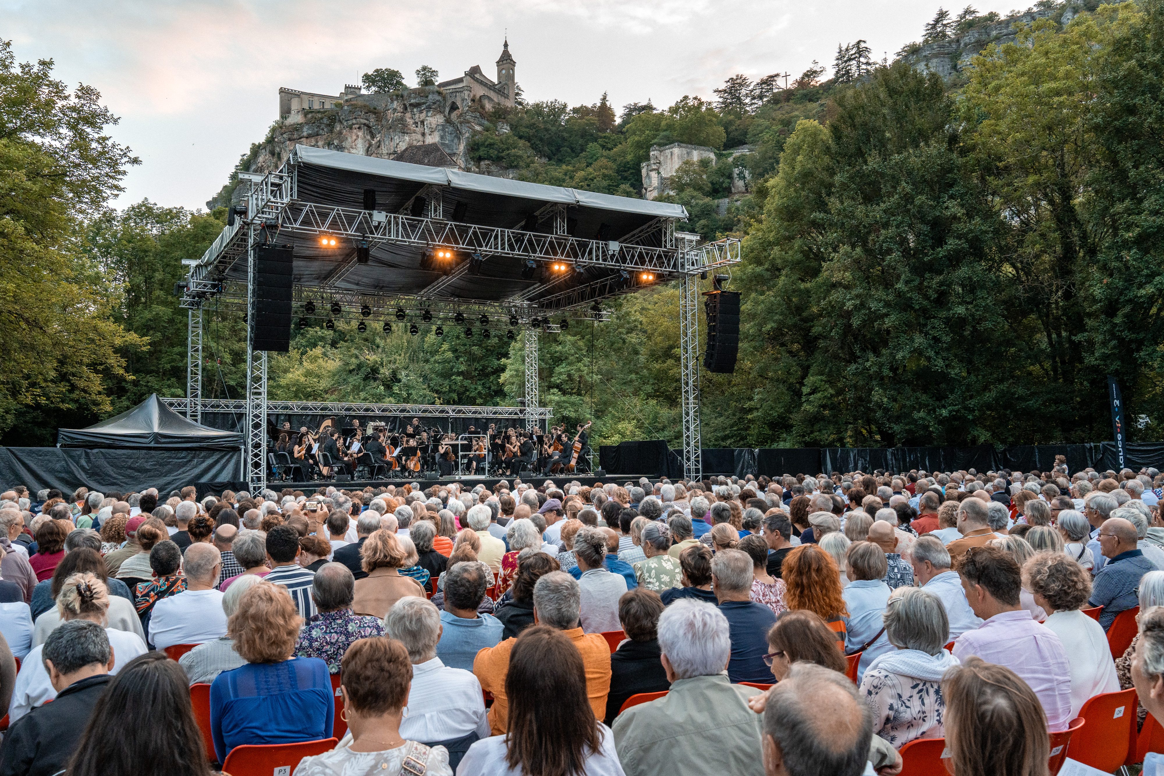 Festival de Rocamadour — concert en plein air